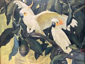 lot 34 image: Jessie Arms Botke - Royal Cockatoos