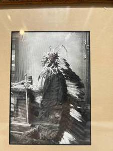 lot 47 image: Hunkpapa Sioux Chief - Run-in-the-face - by D.F. Barry