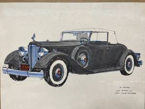 lot 49 image: R. McKee 1934 Coupe Roadster Print