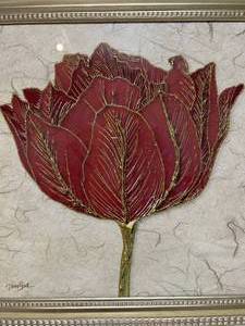 lot 72 image: Flower Print by Diane Stius