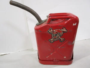 lot 2 image: Jerry Style Gas Can & Bracket