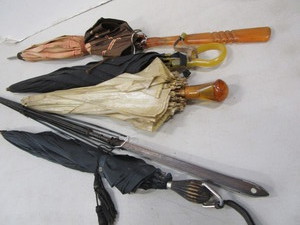 lot 34 image: Vintage Umbrellas