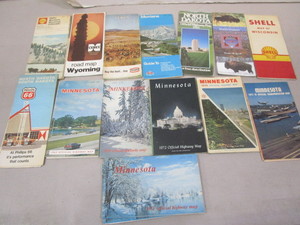 lot 36 image: Road Maps, 1960-70s