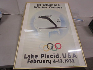 lot 71 image: Olympic 1932 Winter Games Poster