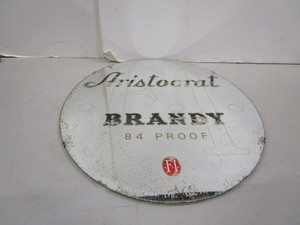lot 138 image: Vintage Brandy Mirror