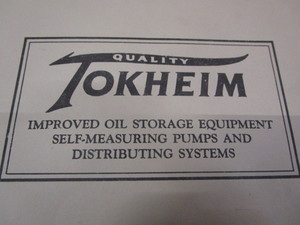 lot 167 image: Tokheim Pump Manual