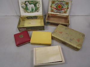 lot 169 image: Cigar & Jewelry Boxes