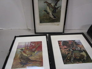 lot 187 image: Wild Game Prints