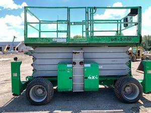 2008 Genie GS-5390 Rough Terrain Scissor Lift