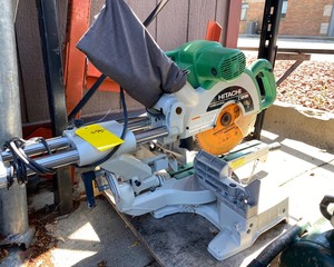 Hitachi Sliding Miter Saw, parts machine