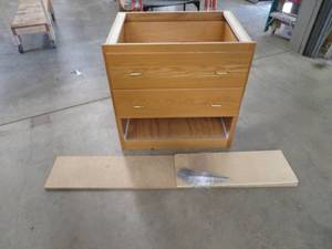 OAK DRESSER  SHELVING