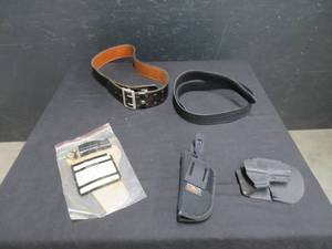PISTOL HOLSTERS WITH BELTS