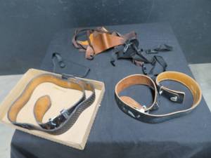 PISTOL HOLSTER WITH BELTS AND MORE