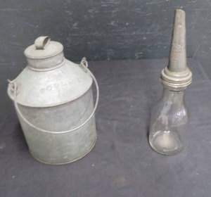 VINTAGE OIL CONTAINERS