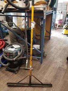 36 Steel Tooth Landscape Rake with Fiberglass Handle
