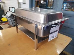 Stainless Steel Chafing Dish with Lid and Stand