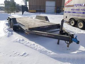 2015 Felling 16 Dual Axle Tilt Bed Flatbed Trailer