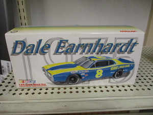 Action 124th Scale NASCAR Die Cast Car Collectable Dale Earnhardt 1975 #8 Dodge Stock Car