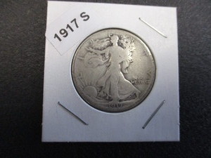 1917-S (San Francisco Mint) Walking Liberty Silver Half Dollar
