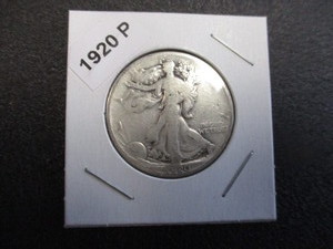1920-P (Philadelphia Mint) Walking Liberty Silver Half Dollar