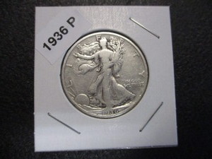 1936-P (Philadelphia Mint) Walking Liberty Silver Half Dollar
