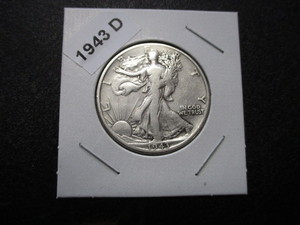 1943-D (Denver Mint) Walking Liberty Silver Half Dollar