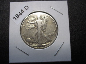 1944-D (Denver Mint) Walking Liberty Silver Half Dollar