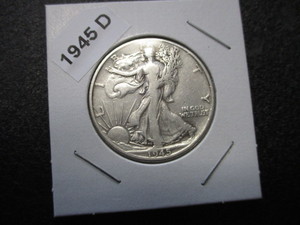 1945-D (Denver Mint) Walking Liberty Silver Half Dollar