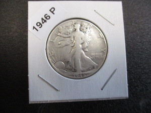 1946-P (Philadelphia Mint) Walking Liberty Silver Half Dollar
