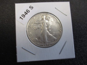 1946-S (San Francisco Mint) Walking Liberty Silver Half Dollar