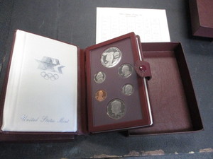 1983 US Olympic Prestige Set 1oz Silver Olympic Commemorative and Complete Proof Set in Original Government Packaging
