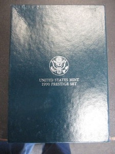 1990 Eisenhower Centennial Prestige Set 1oz Silver Commemorative and Complete Proof Set in Original Government Packaging