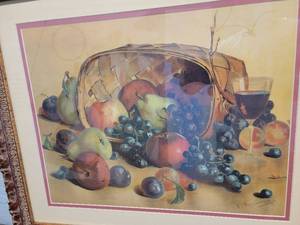 lot 44 image: Antique Framed Still Life by H. Raymank
