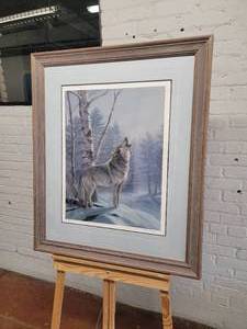 lot 42 image: Fine Art Wildlife Print by James A. Meger- Alpha