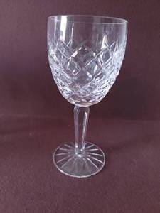 lot 32 image: Brilliant Waterford Crystal Comeragh Wine Glasses, set of 6  C