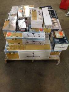 Pallet of Mixed Lot of Light Figures Various Models and Conditions See Pictures