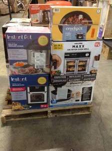 Pallet of Mixed Kitchen Appliance Various Models and Conditions See Pictures