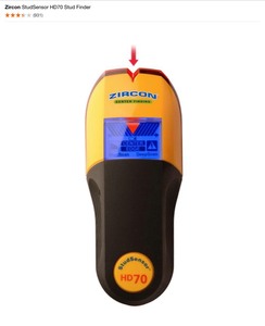 Various Sizes of Zircon SuperScan, Regular Stud Sensors, Moisture Meter & Klein Tools 600 Amp Clamp Meter with Temp. See Pictures