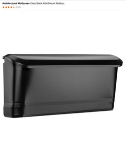 Architectural Mailboxes Sequioa Heavy Duty Post Mailbox, Oasis Locking Parcel Mailbox & Cielo Wall-Mounted Mailbox. See Pictures