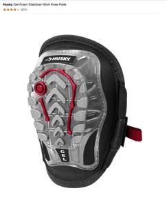 Husky Gel-Foam Stabilizer Work Knee Pads, Medium Stroke Air Hammer, Air Tool Kit and Fractional Caliper. See Pictures