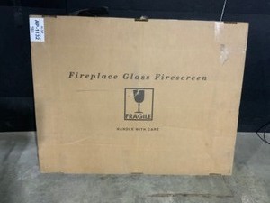 Pleasant Hearth Alsip Large Glass Fireplace Doors. See Pictures