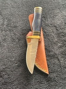 Custom Damascus Steel Hunting Knife
