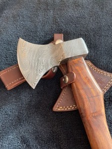 Stunning Damascus Steel Axe