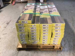 Pallet with 33 Cases of Traffic Master Bishop Manor Oak 7mm Thick x 7-23 in. Wide x 50-58 in. Length Laminate Flooring (24.17 sq. ft.  case)