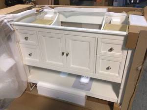 Foremost Gazette Vanity Cabinet Only Open box