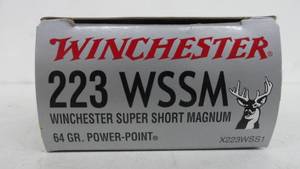 223 WSSM Winchester 54gr 20 Rounds