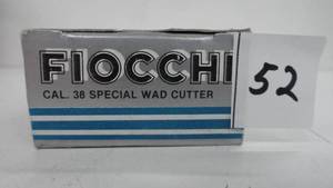 38 Special Wad Cutter Flocchi 50 Rounds