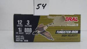 12 Gauge - 3 - 1 18 oz Shot - BBB Shot Federal 10 Rounds