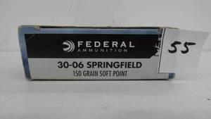 30-06 Springfield 150 Grain Soft Point Federal 20 Rounds