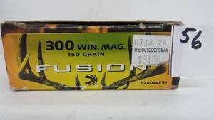 300 Win Mag 150 Grain Fusion 20 Rounds